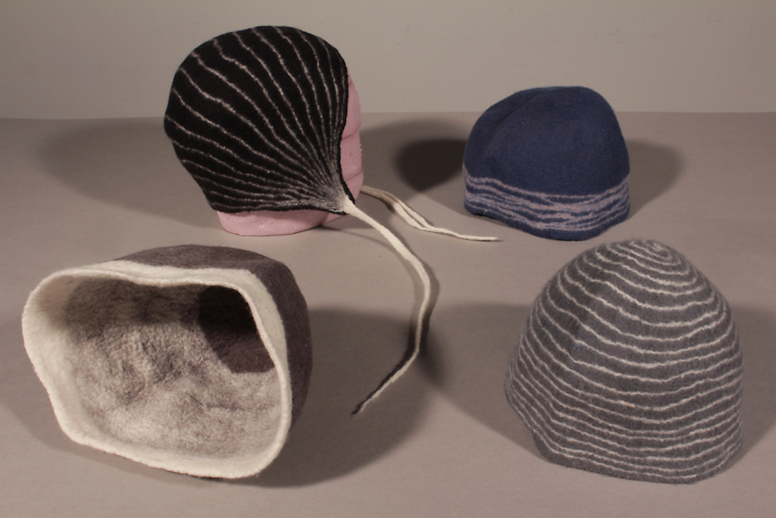 Felted Hat Experiments, 2015