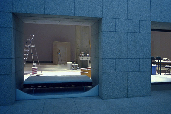 First Snow, Tokyo, 1999, installation view