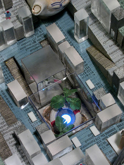 Manchester Letherium Ideas Competition, 2005, detail (scale model)