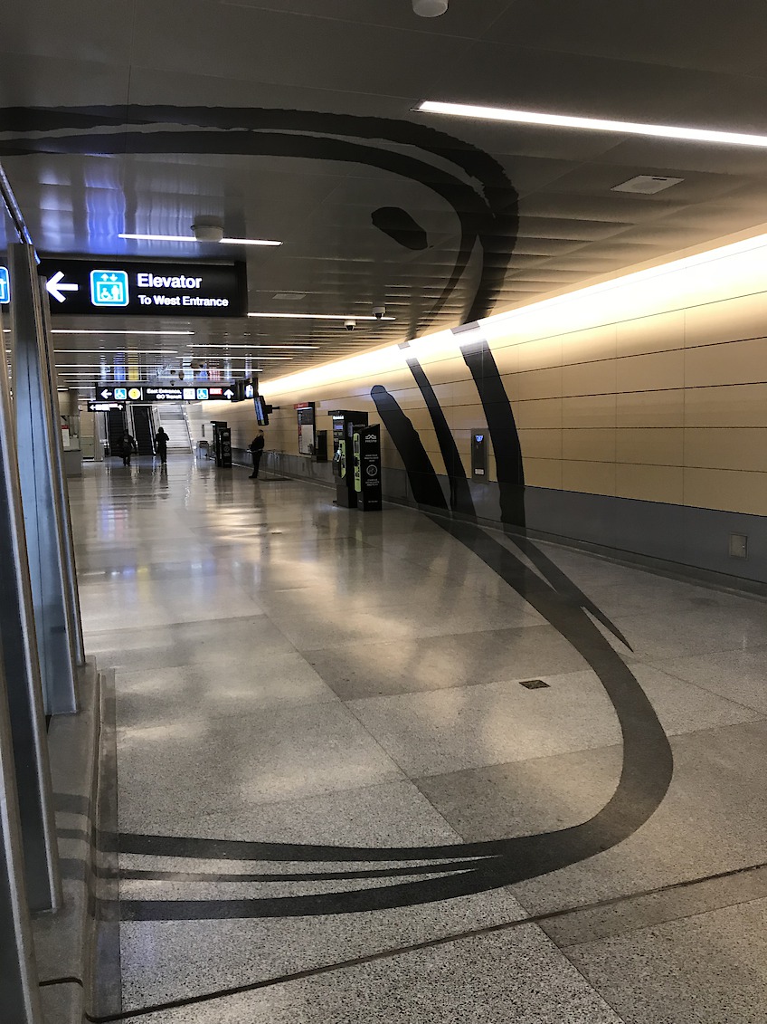 SPIN, Downsview Park Station, concourse west