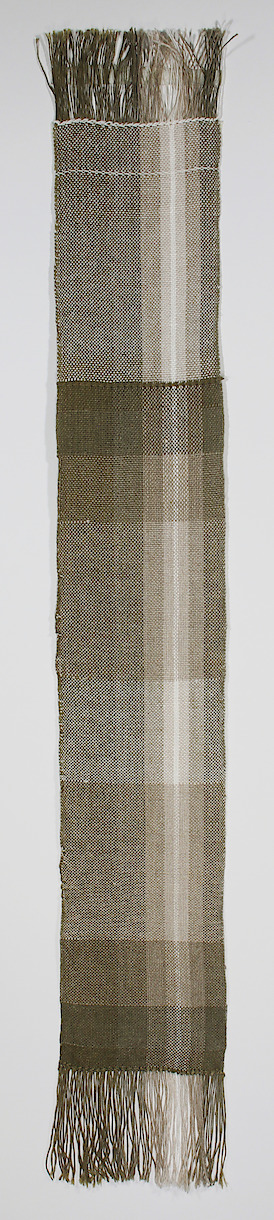 Linen Sample for Dress, 2020, 5.25 x 37 in